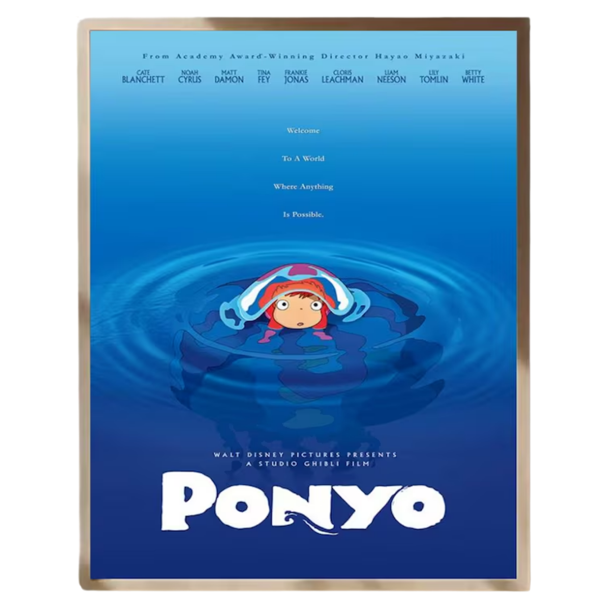 ponyo poster